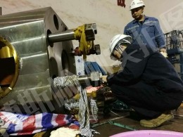 百龍灘電廠1號機(jī)組轉(zhuǎn)輪接力器活塞桿超聲檢測