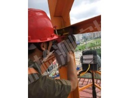 廣西欽州浦北，奧園廣場(chǎng)塔吊焊縫檢測(cè)，磁粉探傷