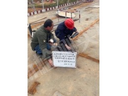 云南，紅河州建水至元陽高速公路土建工程，螞蝗塘匝道鋼箱梁焊縫檢測現(xiàn)場作業(yè)