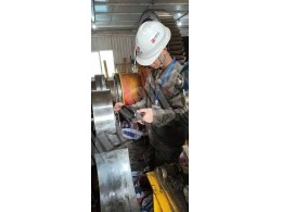 百龍灘電廠尾水臺(tái)車(chē)超聲波探傷無(wú)損檢測(cè)