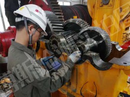 廣西百龍灘電廠門(mén)機(jī)無(wú)損檢測(cè)